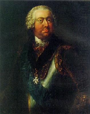 Johann Niklaus Grooth Portrait of Moritz Carl Graf zu Lynar wearing china oil painting image